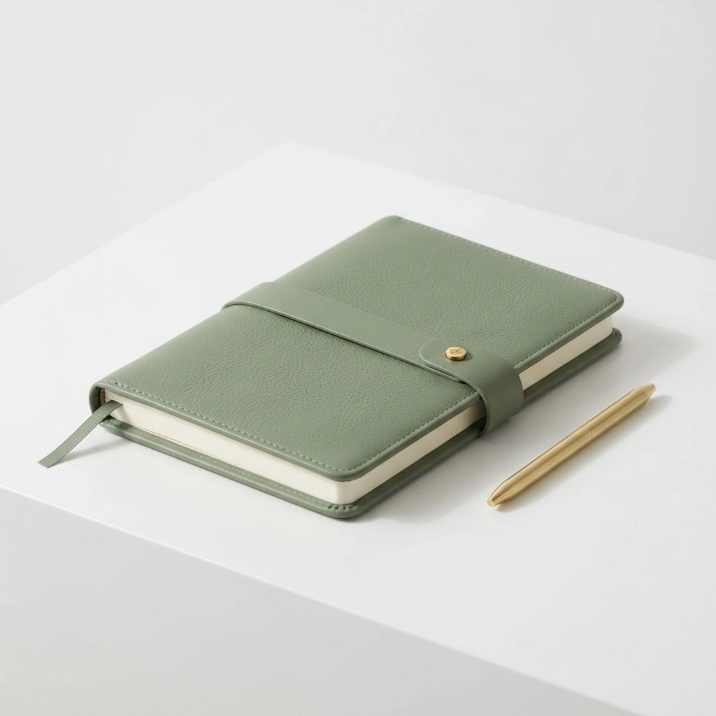 Leather-Bound Planner Leather-Bound Planner - Image 1